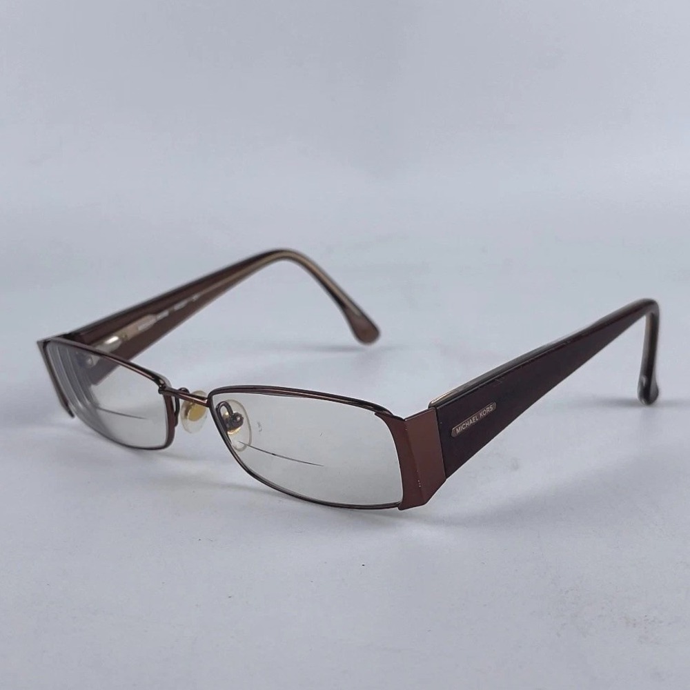 Michael Kors MK307 201 Women's Eyeglasses Frame‎ Brown Rectangle 51-16-135 mm